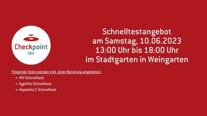 Schnelltestaktion 10.06.2023