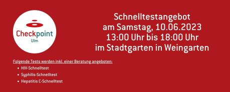 Schnelltestaktion 10.06.2023