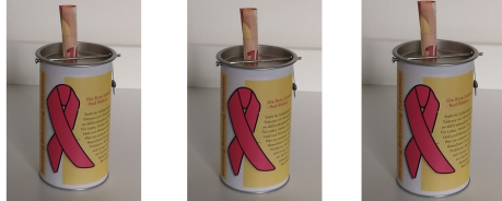 Spende für die Ulmer AIDS-Hilfe Spendendose